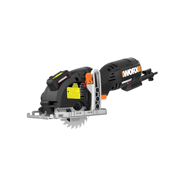 Worx 3 Amp Versacut 3-3/8 in. Electric Compact Circular Saw with Laser Guide Technology WX420L - main